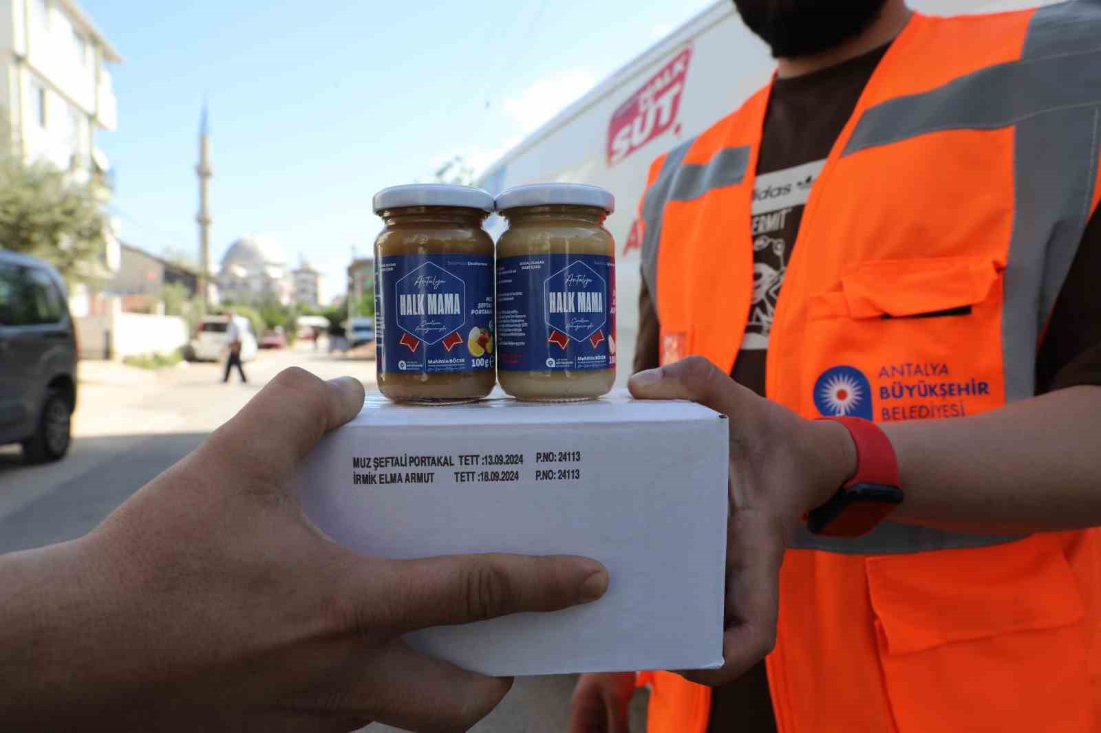 Büyükşehir’den 6-24 aylık bebeklere "Halk Mama" desteği
