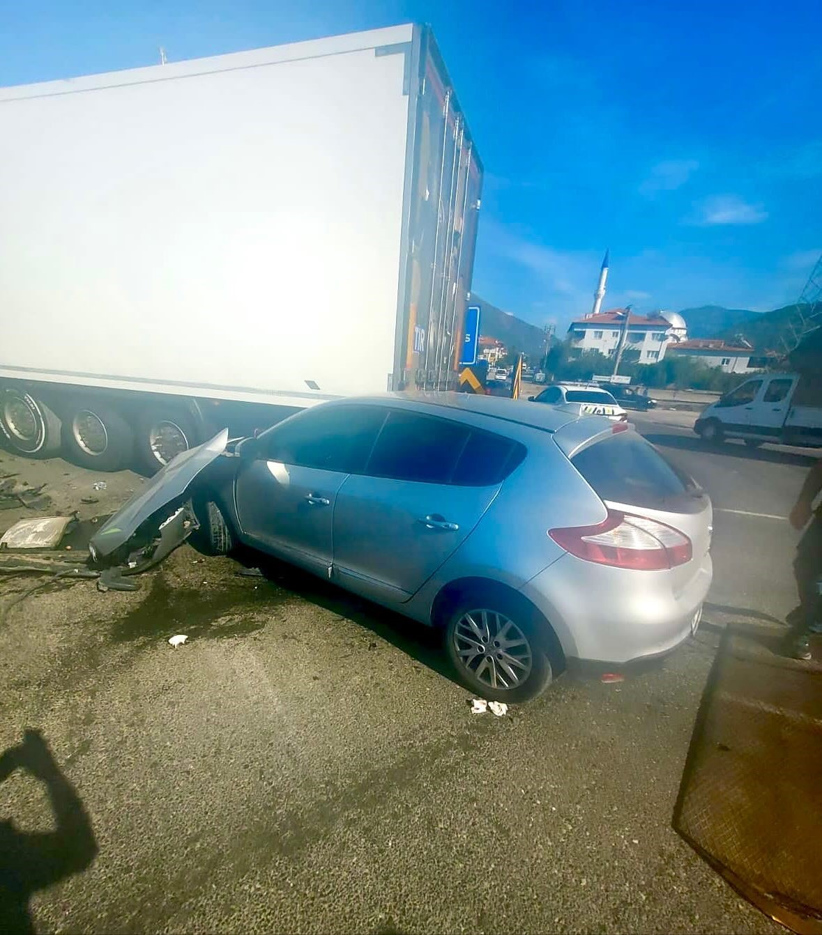 Ortaca Hal Kavşağı’nda trafik kazası: 1 yaralı