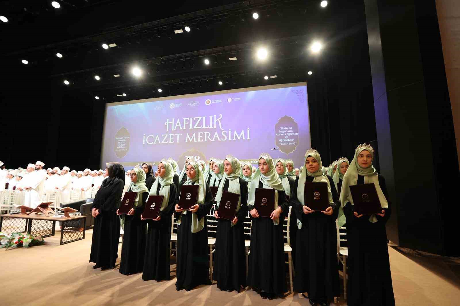 Gaziantep’te "Hafızlık İcazet Merasimi"
