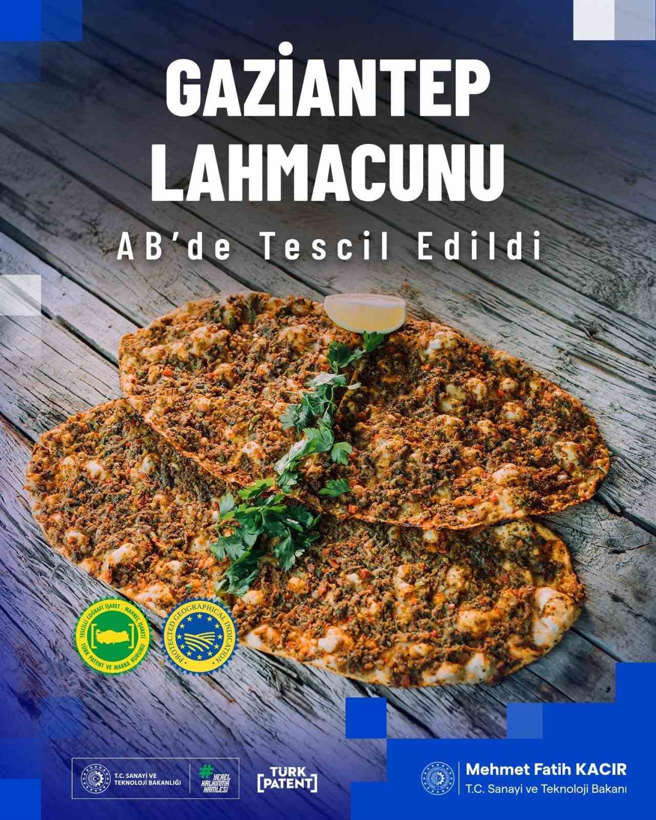 Hatay Kaytaz Böreği ve Gaziantep Lahmacunu AB’de tescillendi
