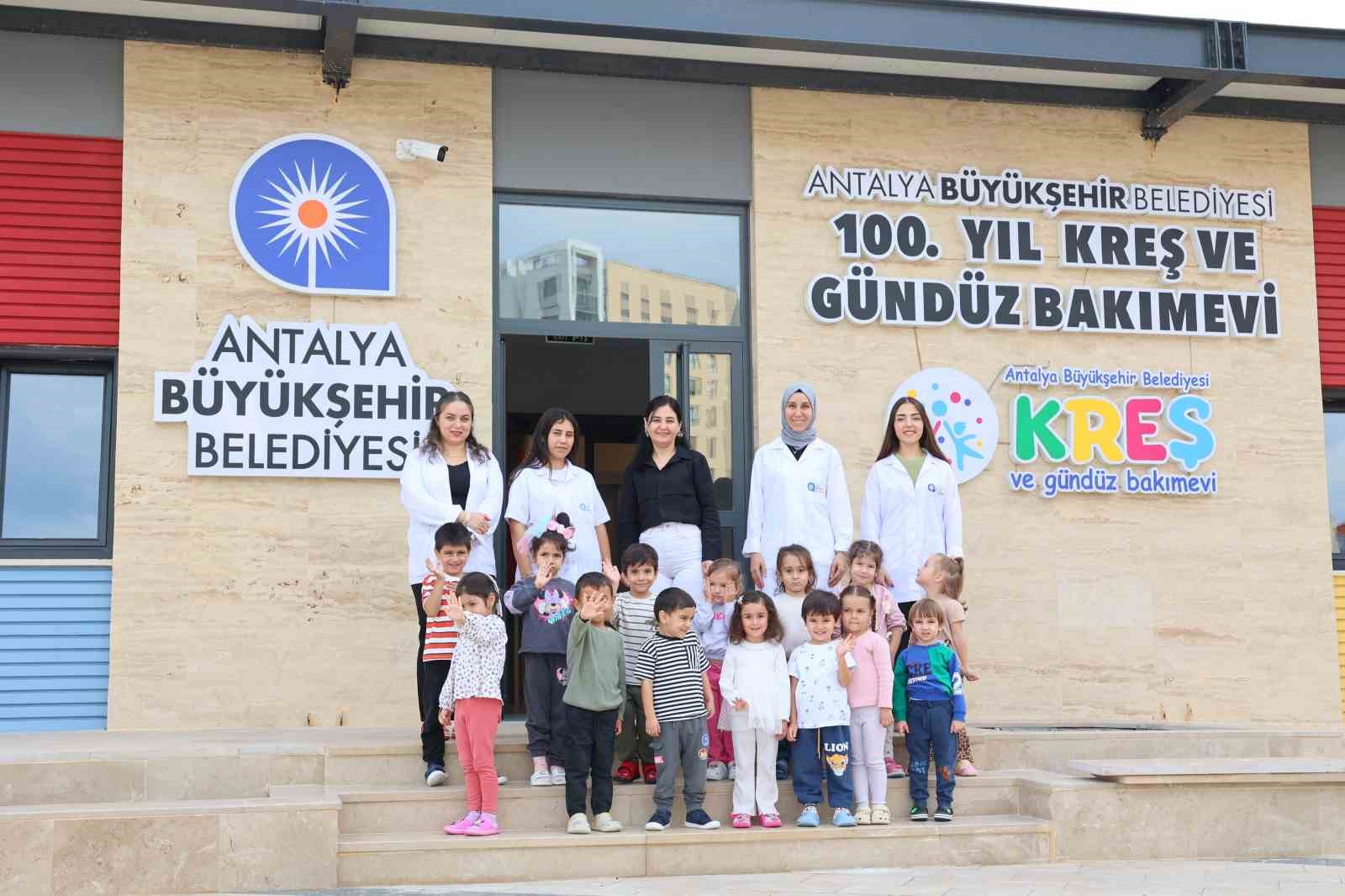 Büyükşehir Kepez Santral Mahallesi 100. Yıl kreşi açıldı
