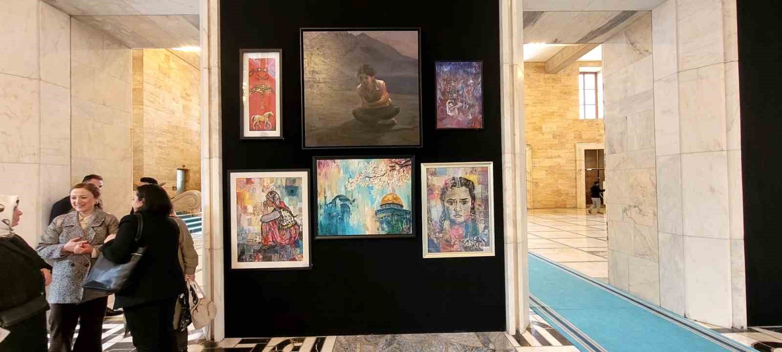 TBMM’de Gazze konulu "Hilalin Işığında" sanat sergisi
