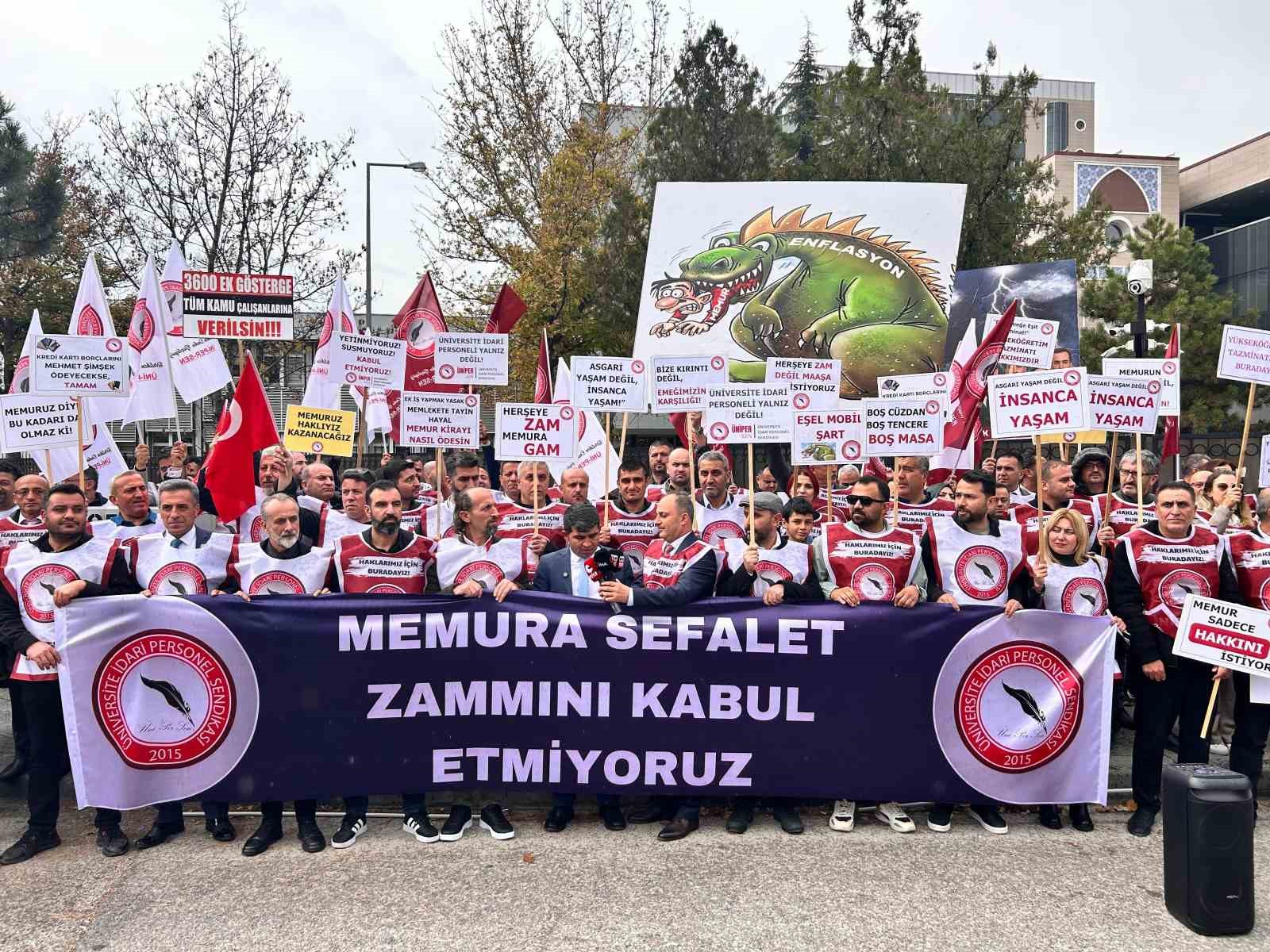 ÜNİPERSEN Genel Başkanı Güzel: "Borcu bulunmayan memur yok"
