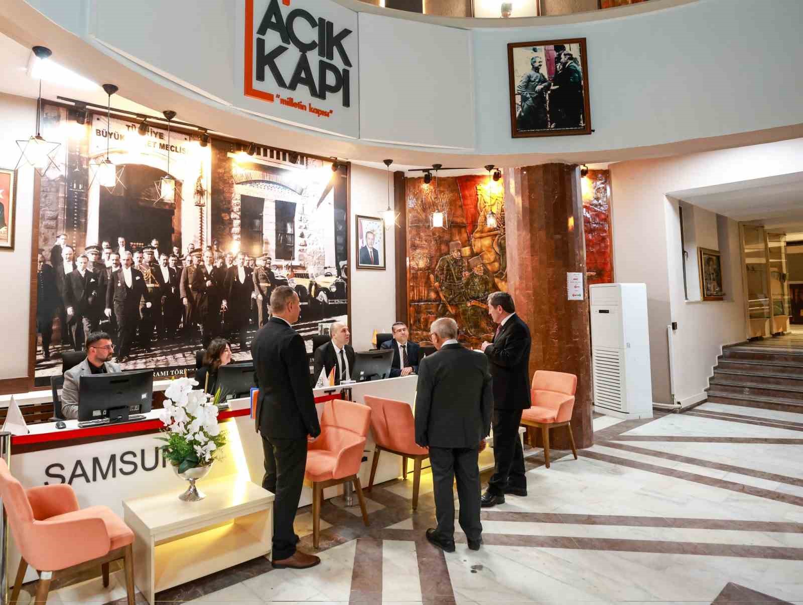 Samsun’da 3 bin 222 vatandaş Açık Kapı’ya başvurdu, tümü sonuçlandı
