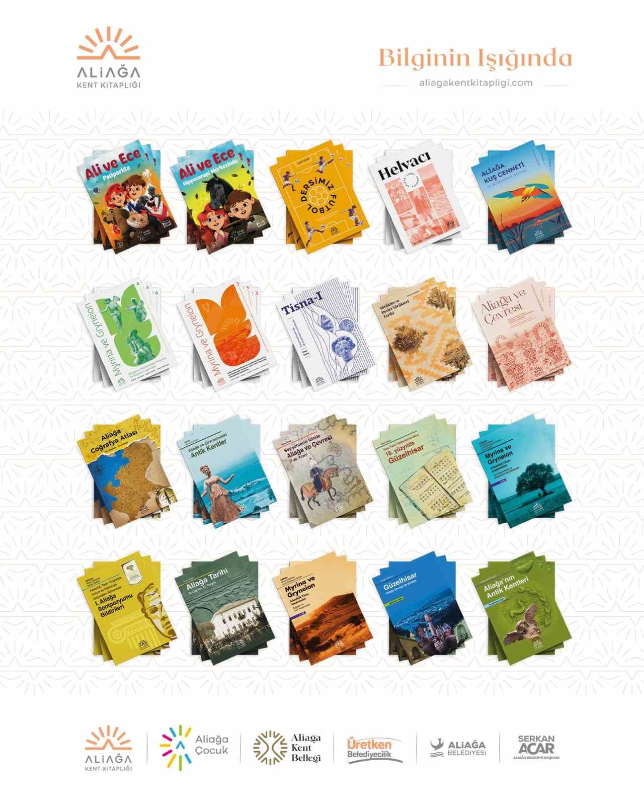 Aliağa Kent Kitaplığı yeni eserlerle büyümeye devam ediyor
