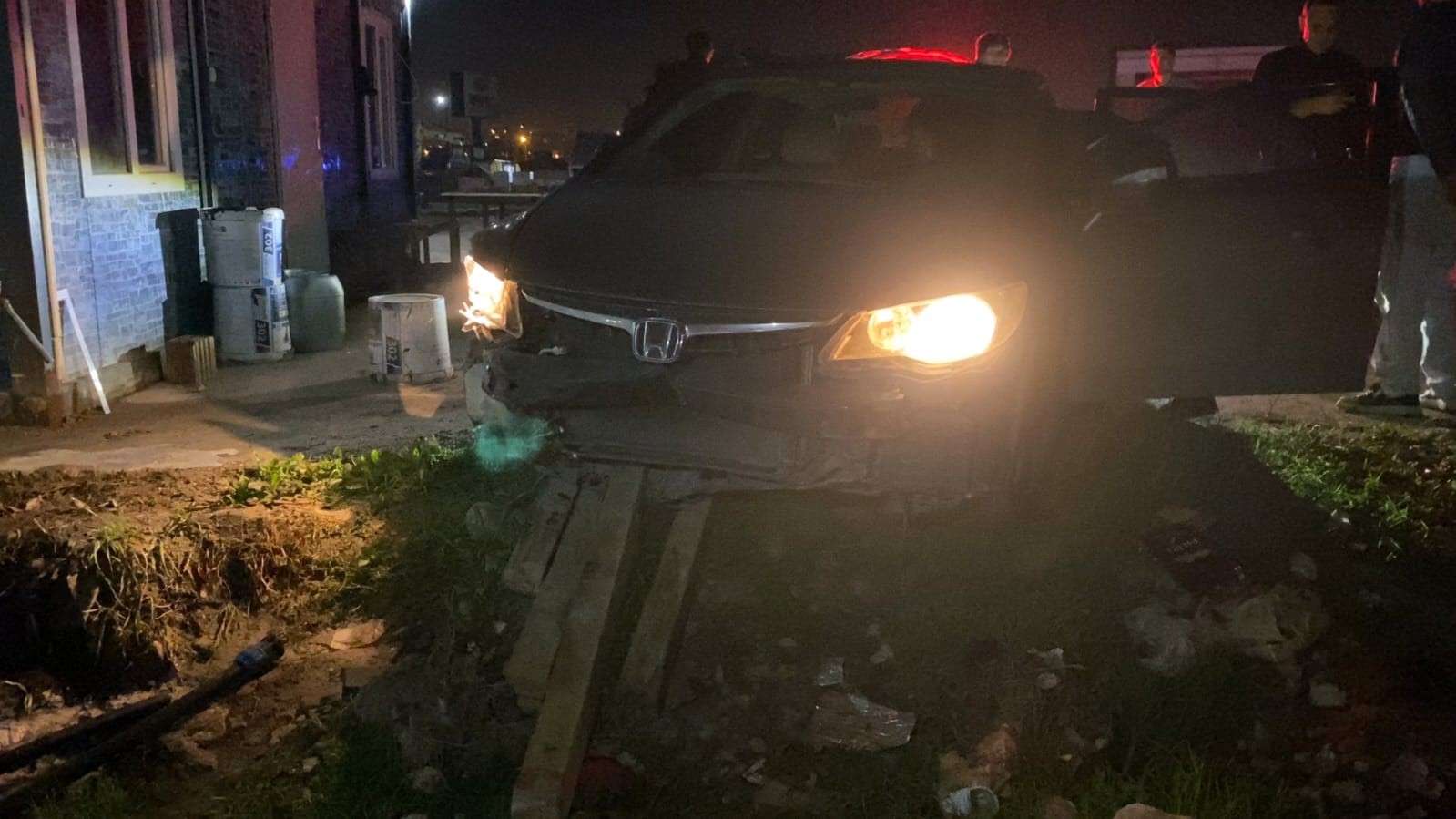 Dur ihtarına uymadı, inşaat alanında yakalandı
