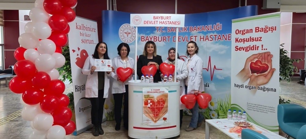 Bayburt’ta vatandaşlara organ ve doku bağışının önemi anlatıldı
