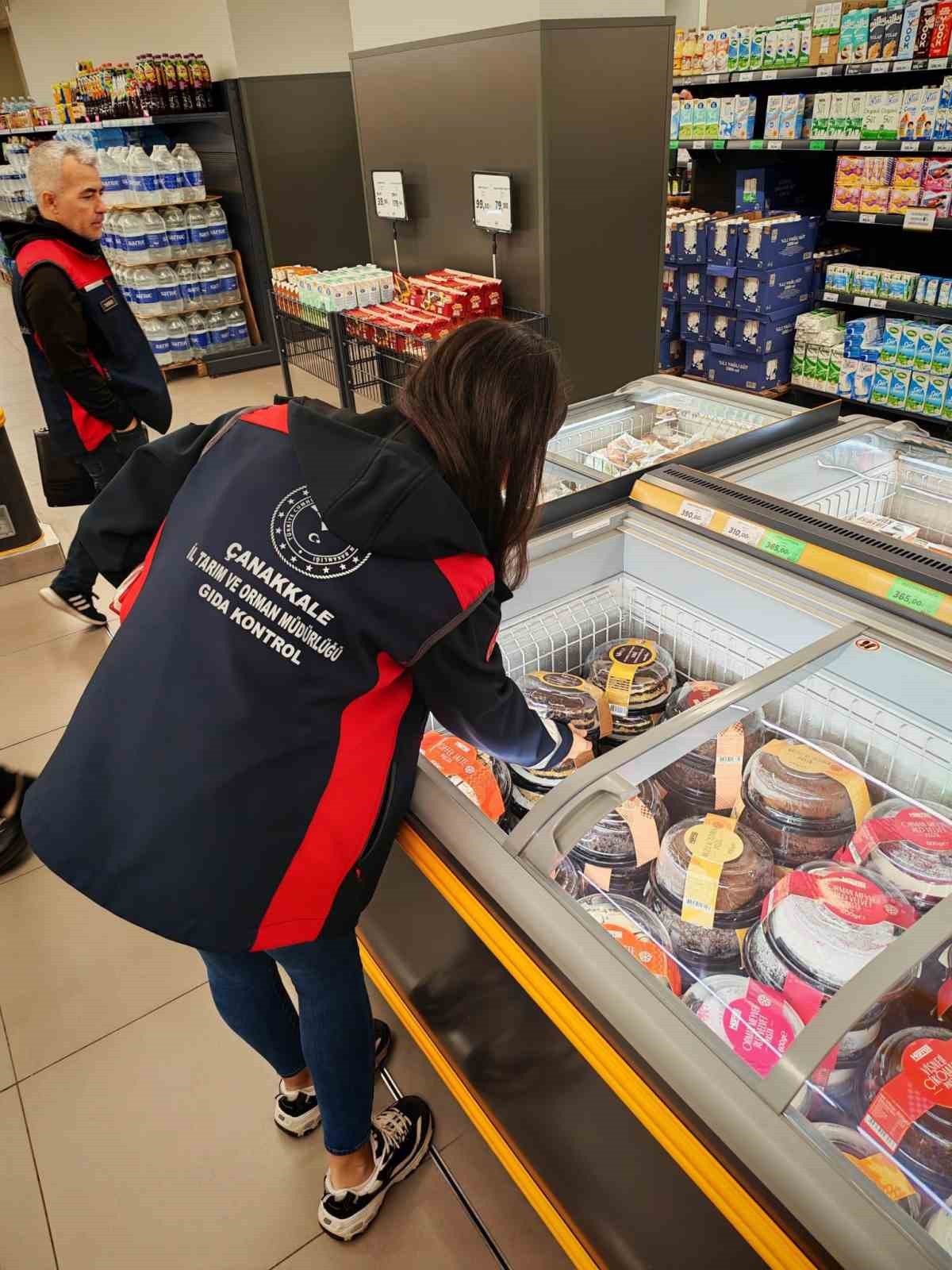 Çanakkale’de gıda denetimi
