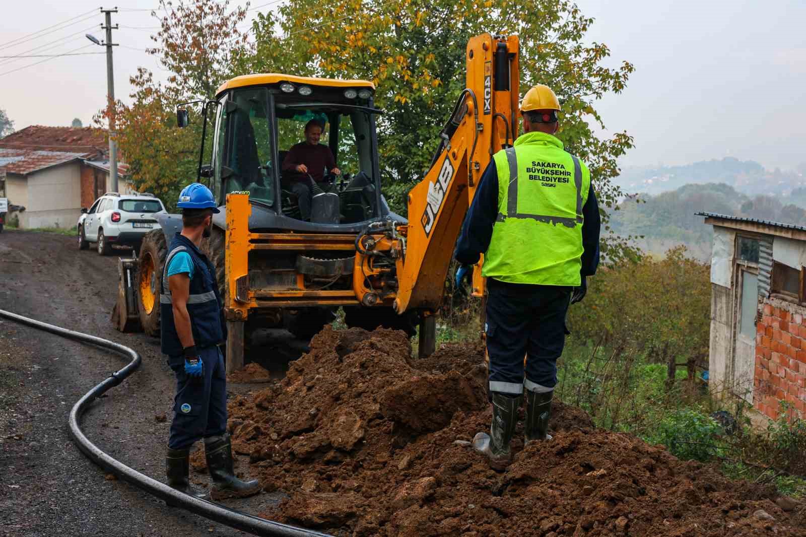 2 bin 800 metrelik hat ile Hendek Yarıca’nın içme su geleceği teminat altında
