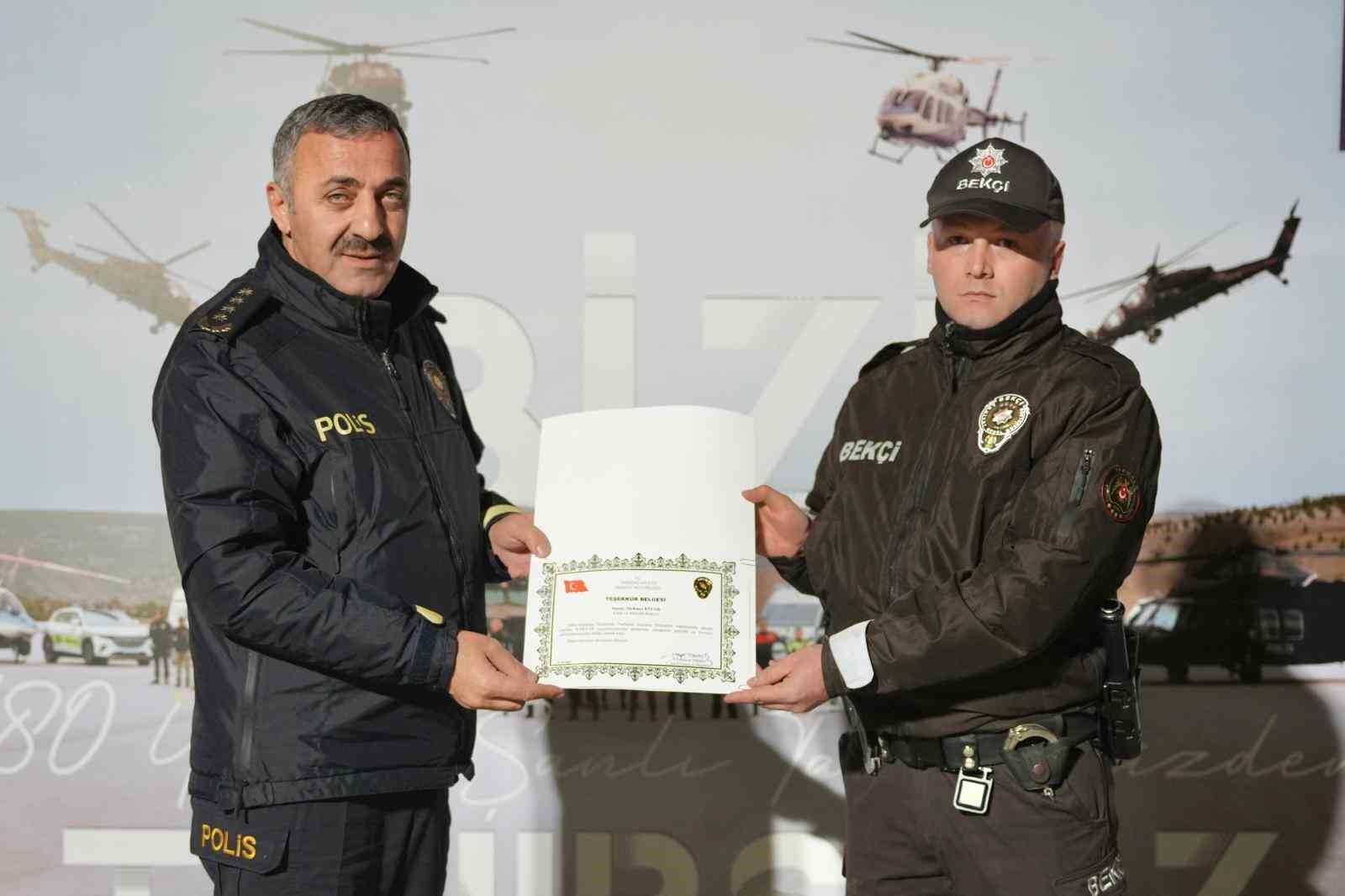 Tekirdağ’da başarılı bekçilere teşekkür belgesi verildi
