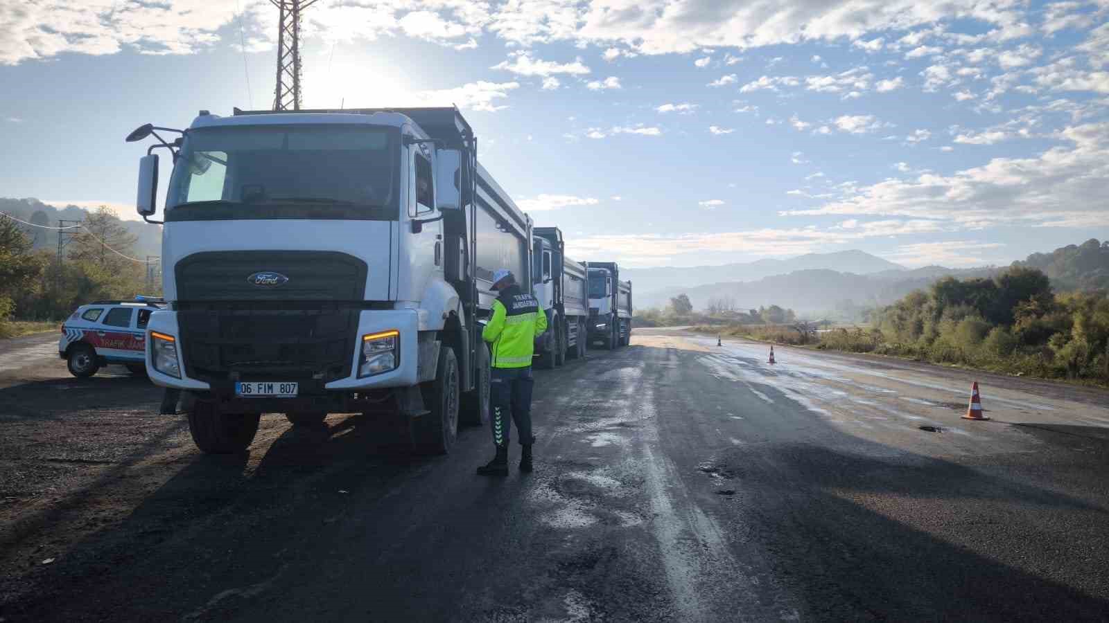 Alaplı’da jandarmadan branda denetimi
