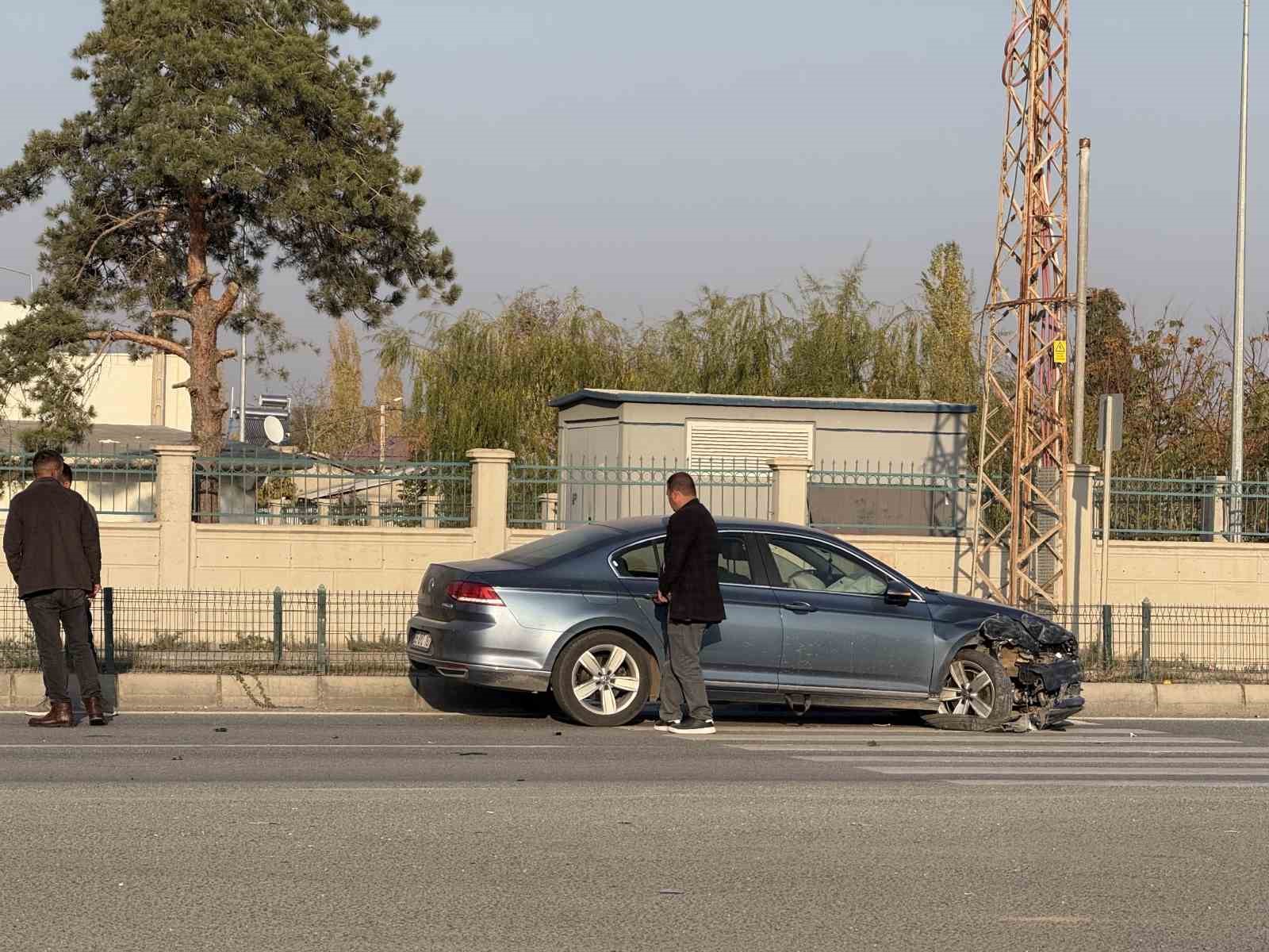 Iğdır’da maddi hasarlı trafik kazası