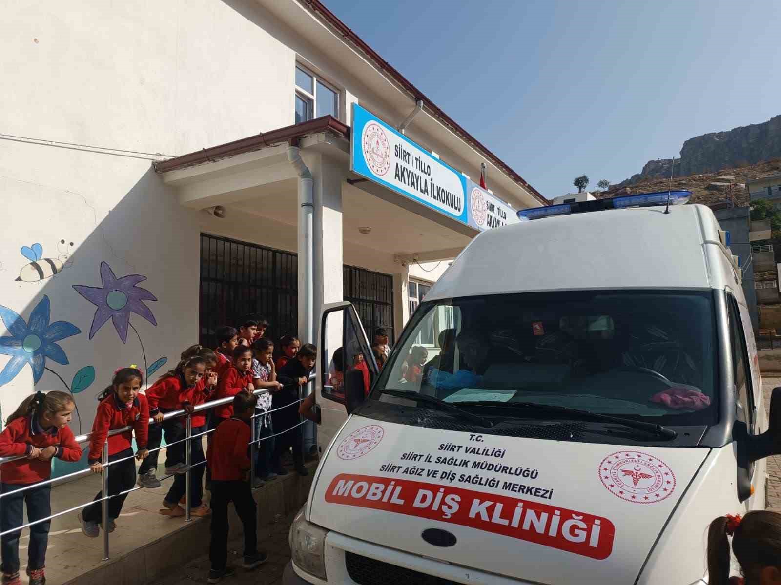 Siirt’te mobil diş sağlığı hizmeti
