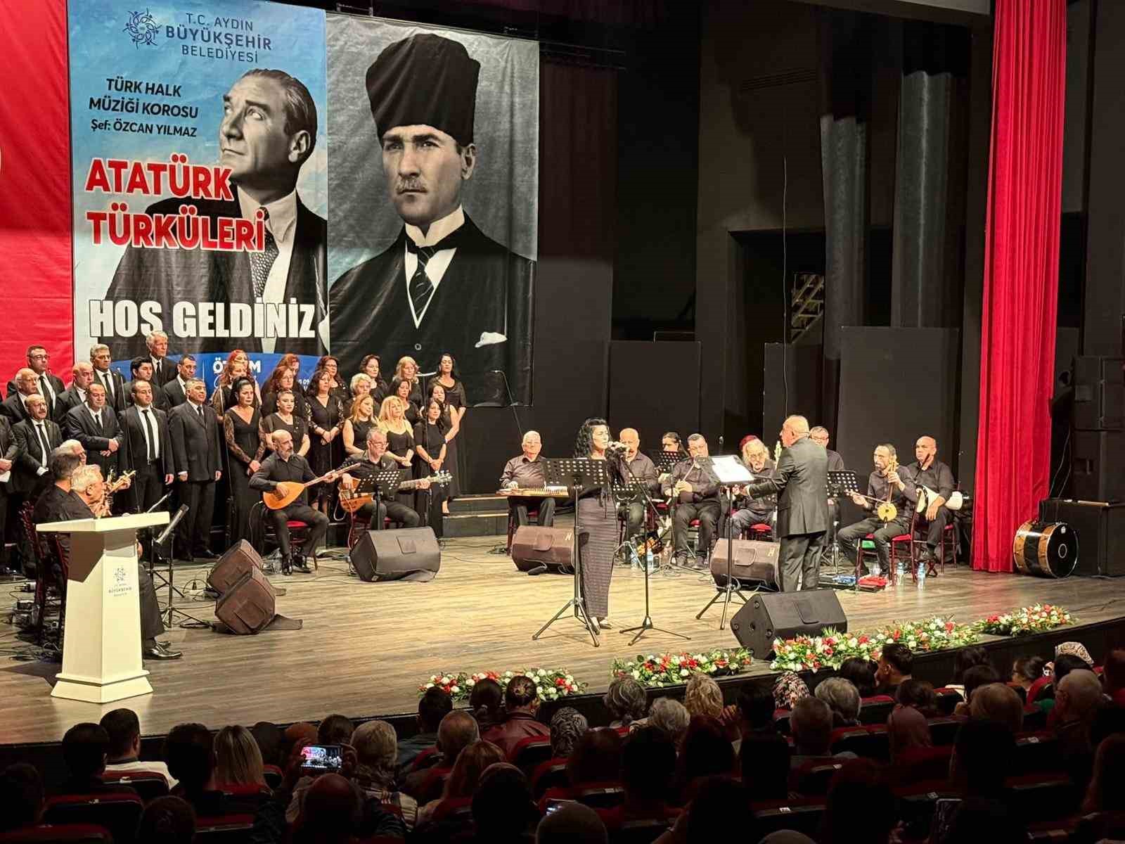 Büyükşehir, Atatürk’ü türkülerle andı
