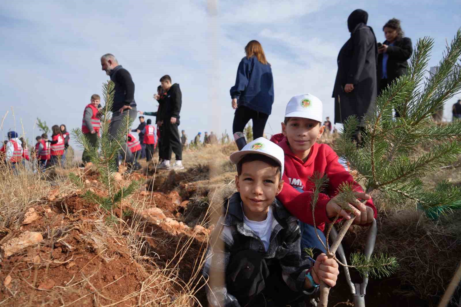 Bayburt’ta 97 bin 620 fidan toprakla buluşturuldu