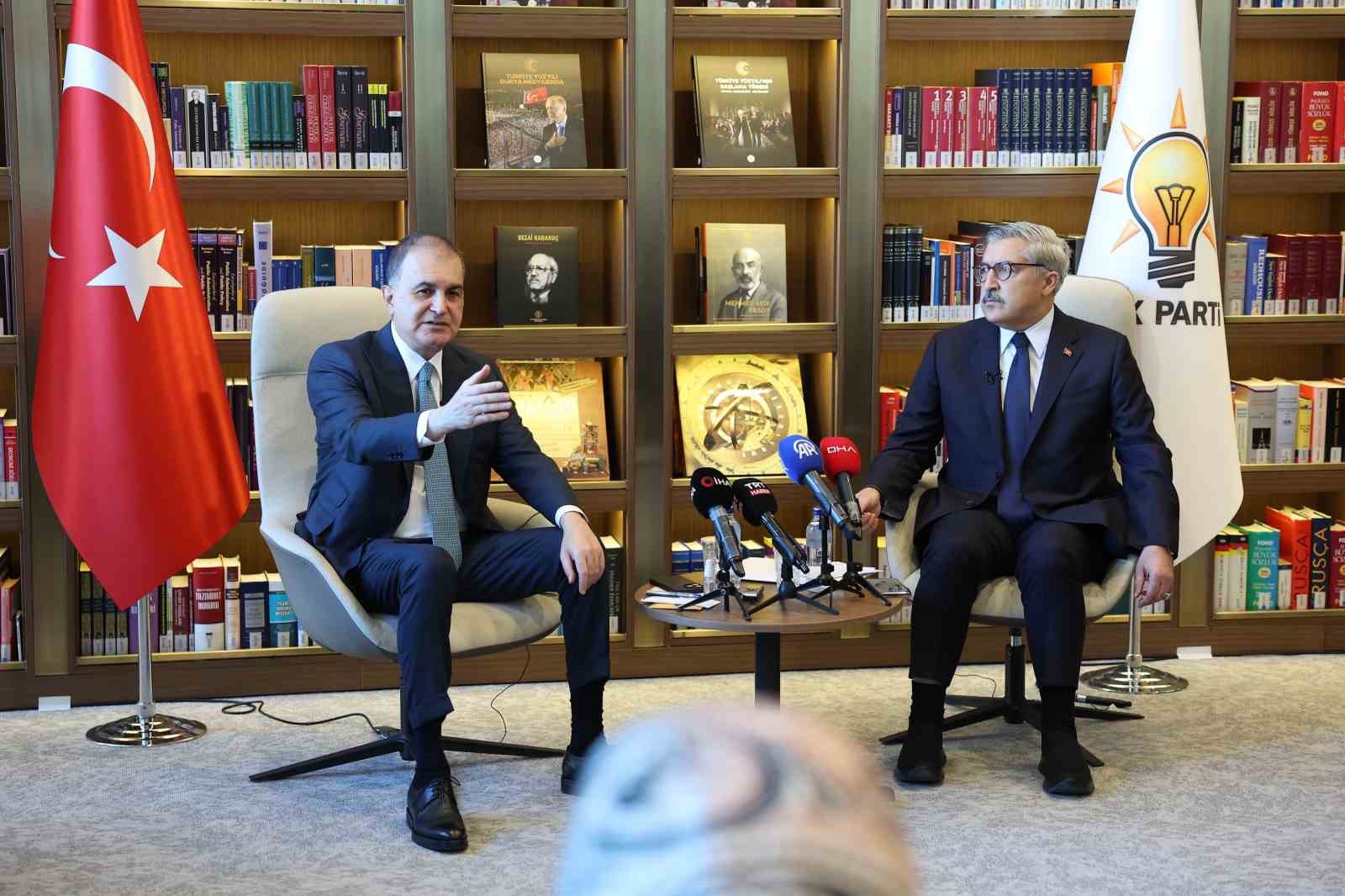 AK Parti Sözcüsü Çelik: "Siyasi partilerin bir kısmı sadece ideoloji odaklı siyasi cemaatlere dönüşüyor"
