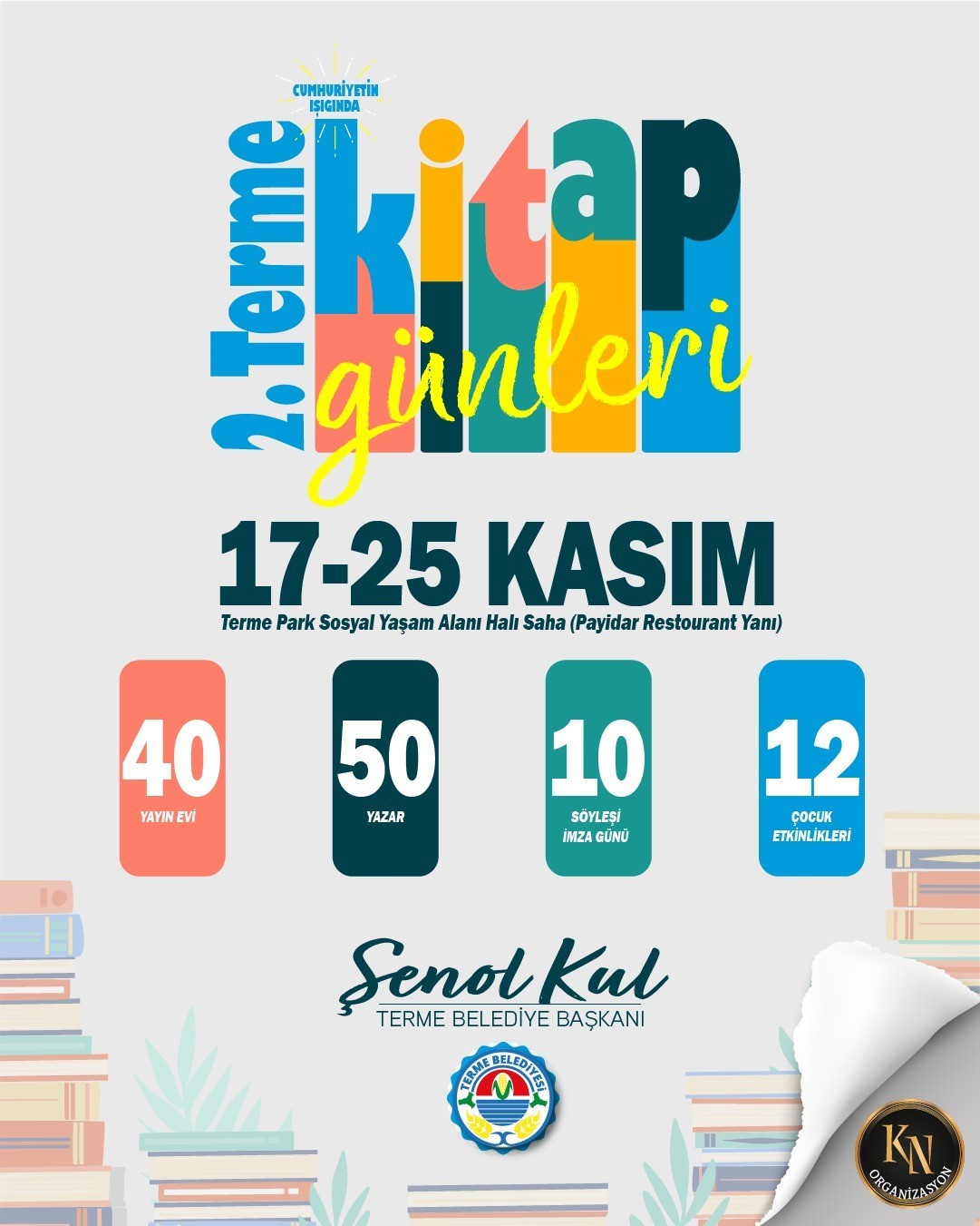 Terme Belediyesi&rsquo;nde "2. Kitap G&uuml;nleri"
