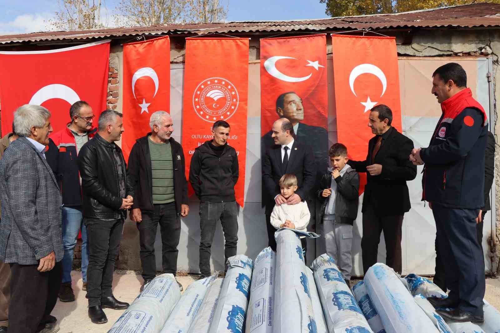 Erzurum’da seralar hibe desteğiyle yenilendi
