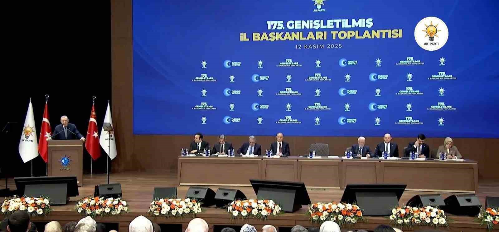 Başkan Büyükkılıç; AK Parti 175. Genişletilmiş İl Başkanları Toplantısı’na katıldı