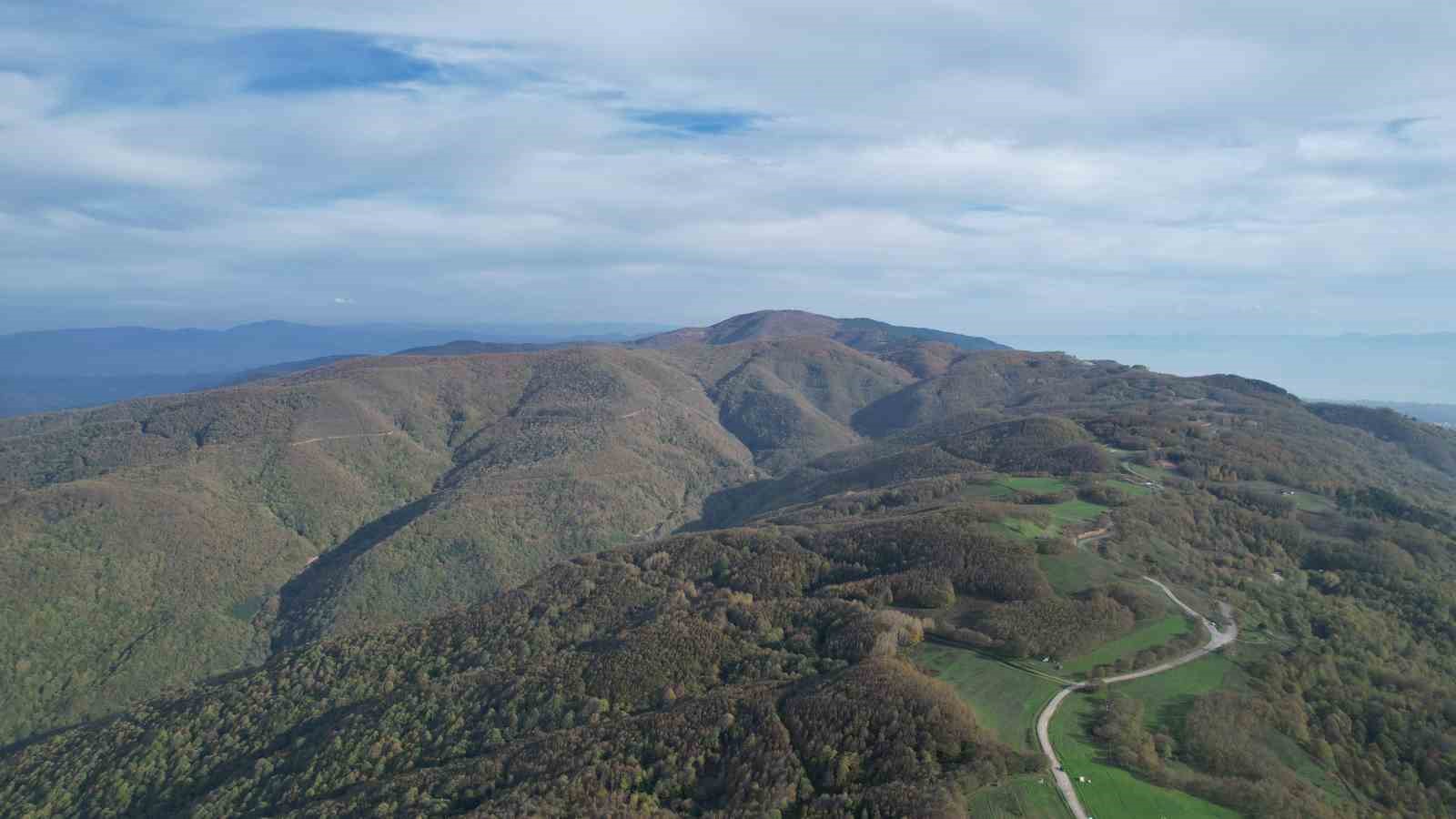 Yalova ormanlarında sonbahar güzelliği
