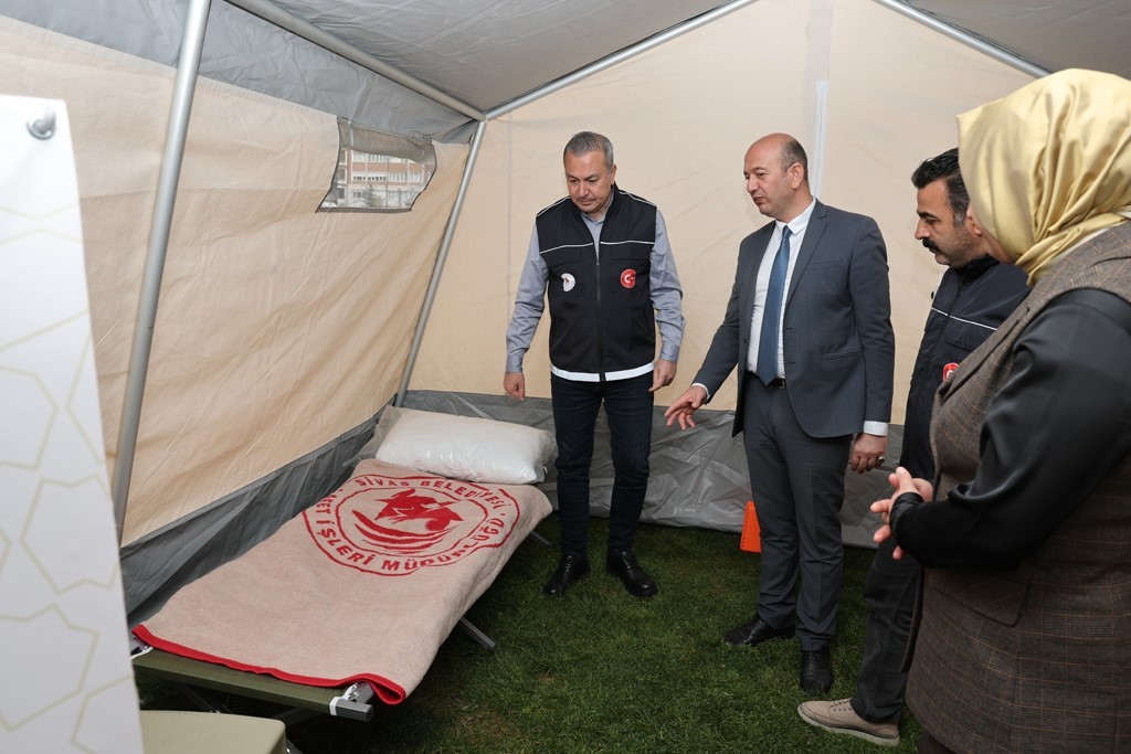 "Afet Konteyneri" uygulaması Sivas’ta başladı
