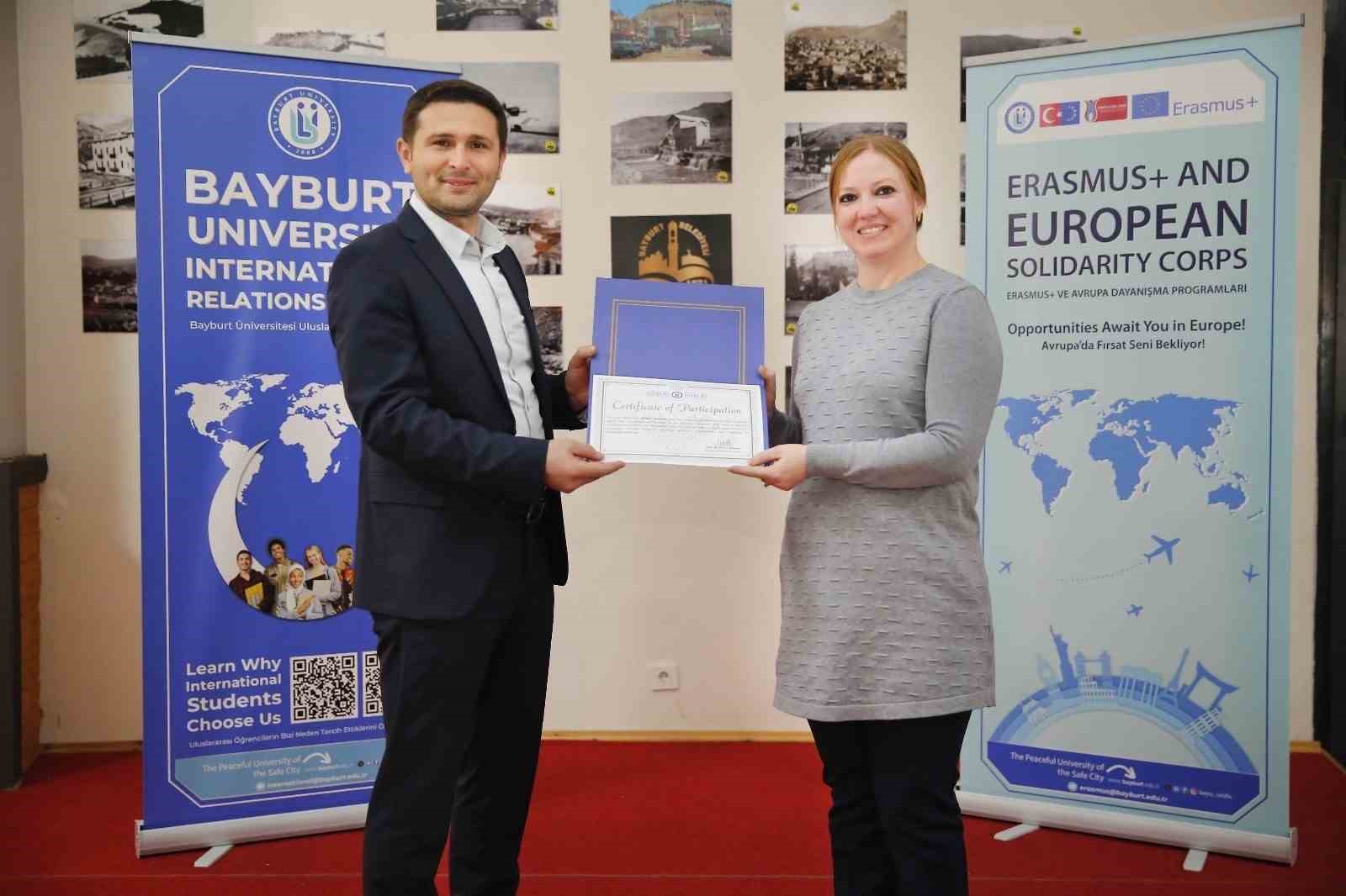 Cezayir’den Bayburt’a uluslararası staj iş birliği