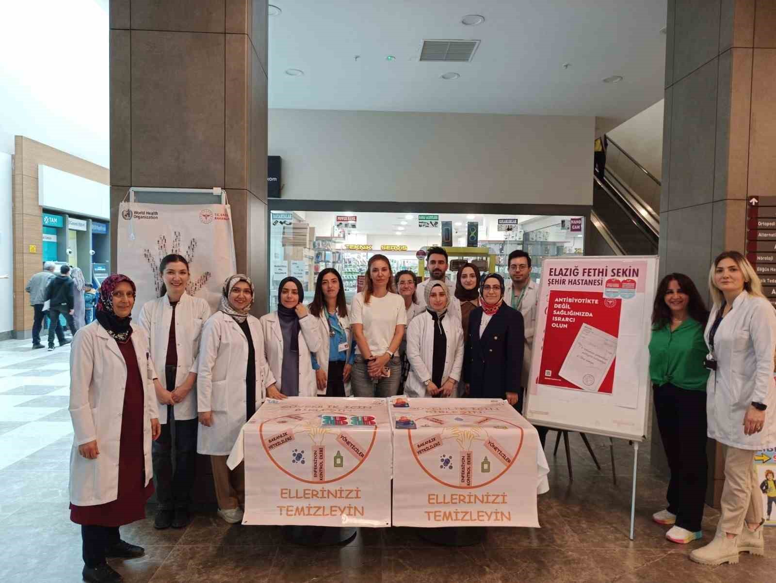 Elazığ’da antimikrobiyal  farkındalık haftası etkinliği
