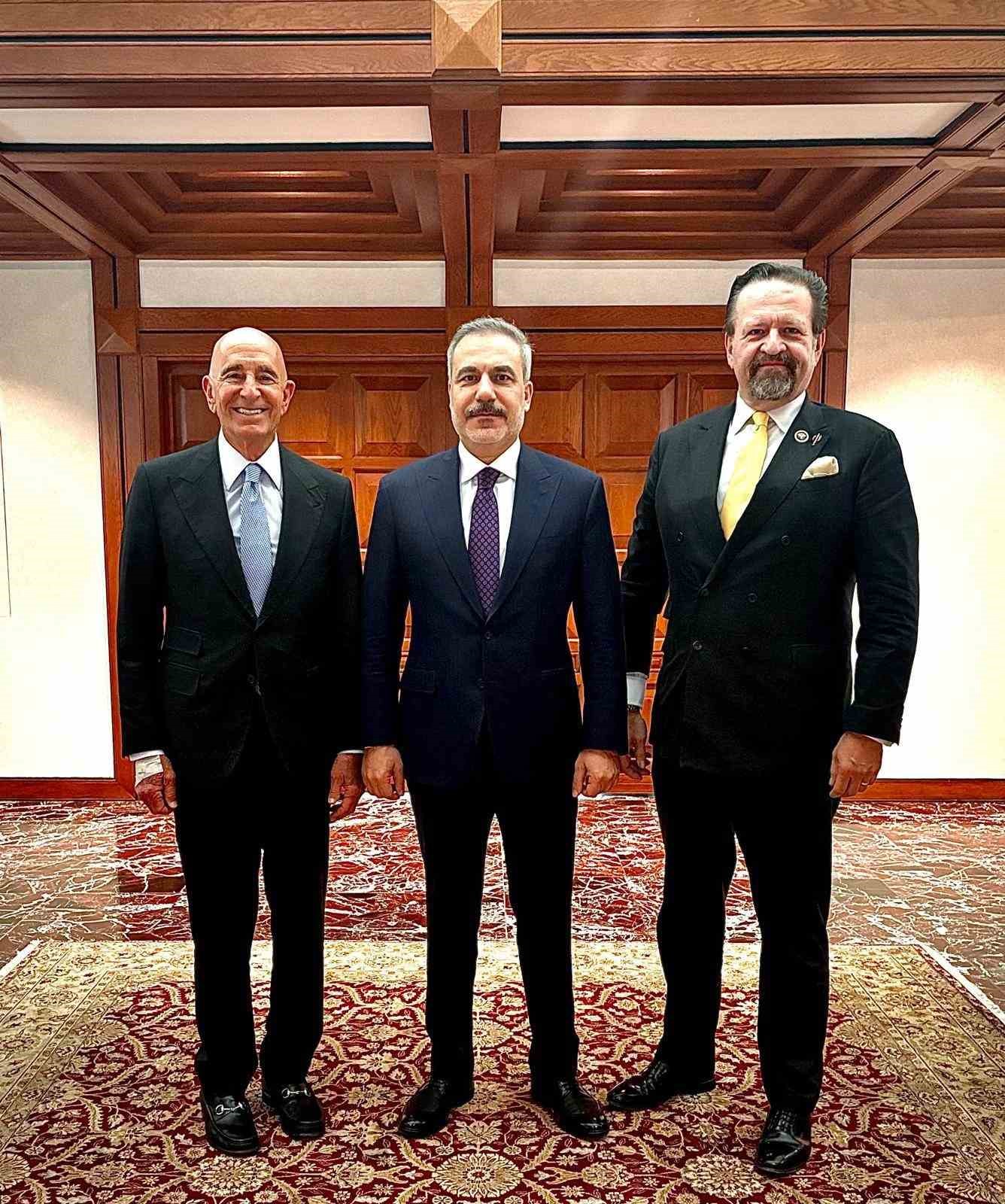 Bakan Fidan, ABD Büyükelçisi Barrack ve Trump’ın Kıdemli Danışmanı Gorka’yı kabul etti