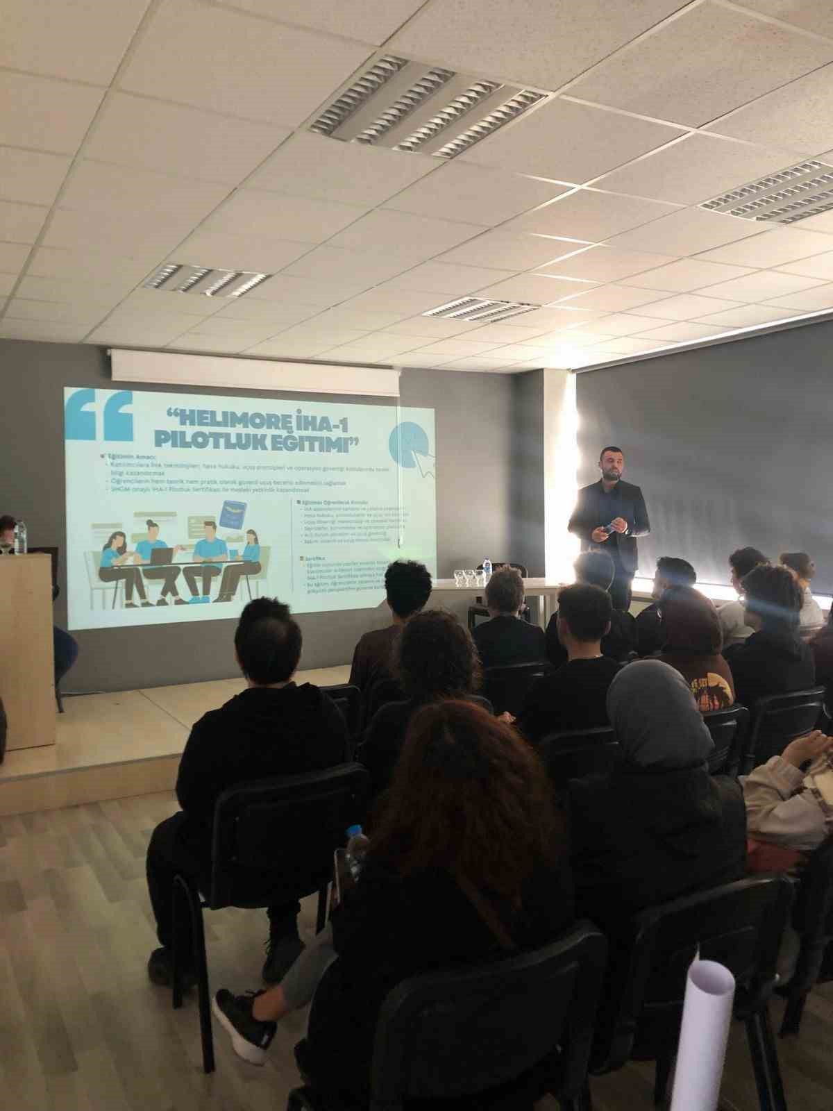 OMÜ Mimarlık Fakültesi öğrencileri tasarımı gökyüzünden öğrendi
