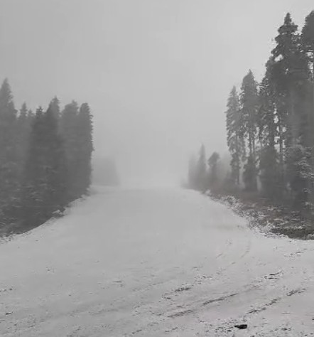 Ilgaz Dağı beyaza b&uuml;r&uuml;nd&uuml;
