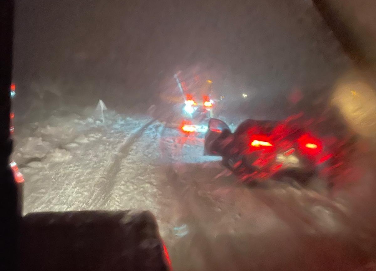 Malatya’da kar yağışı ulaşımı olumsuz etkiledi