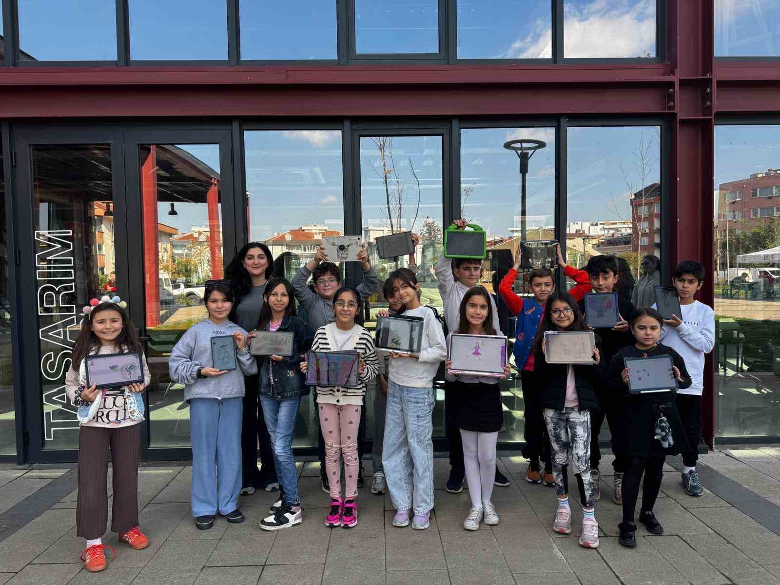 Nilüfer’de çocuklar animasyonun temellerini öğrendi
