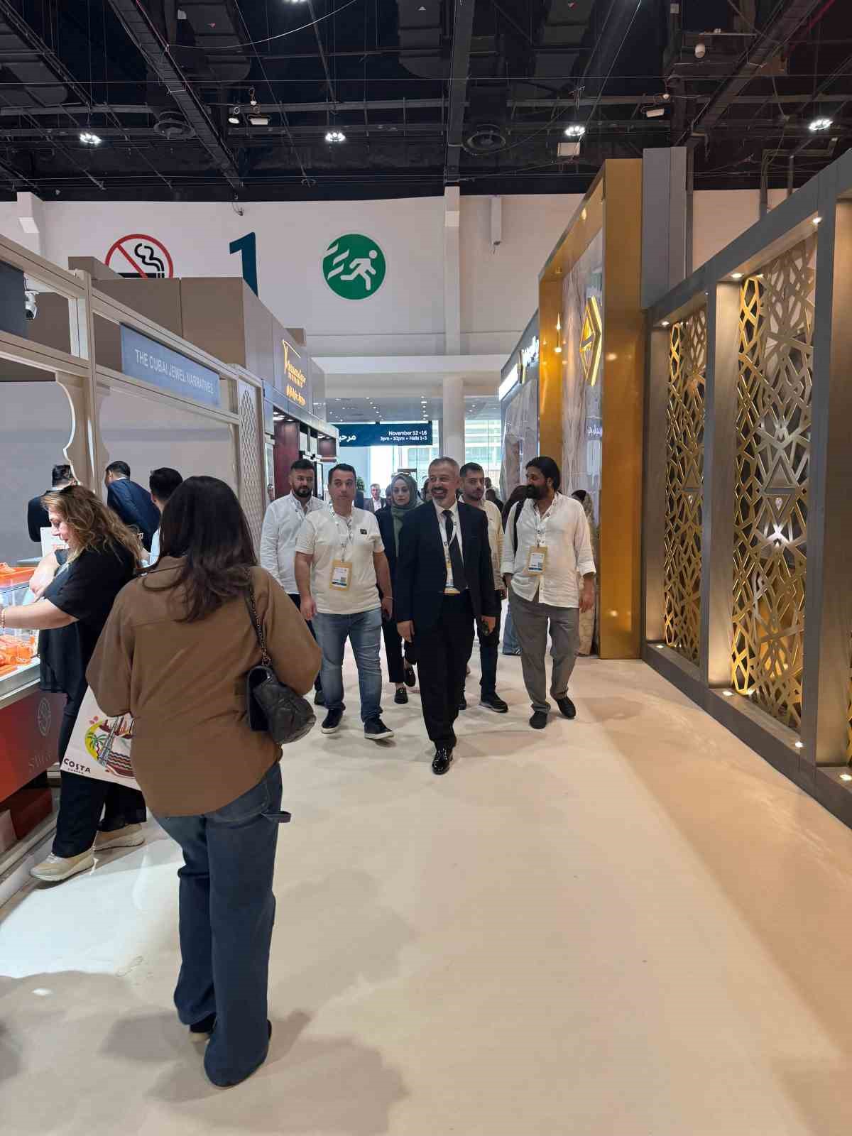 Diyarbakır Kuyumcular ve Sarraflar Odası Abu Dabi’de Mezopotamya’nın köklü altın işleme kültürünü tanıttı
