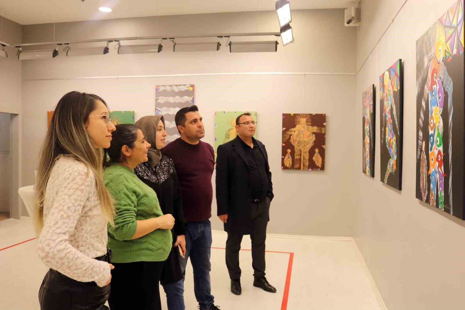 Ressam Mehmet Ali Doğan Sanko Sanat Galerisi’nde sergi açtı