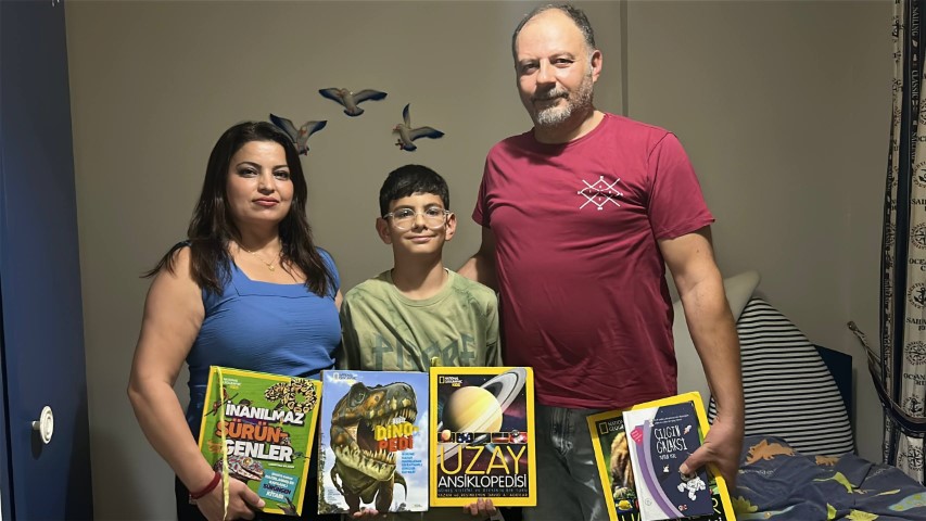 Amerikan üniversitesinden eğitim daveti alan küçük dahi Ümit’in sırrı kitap okumak