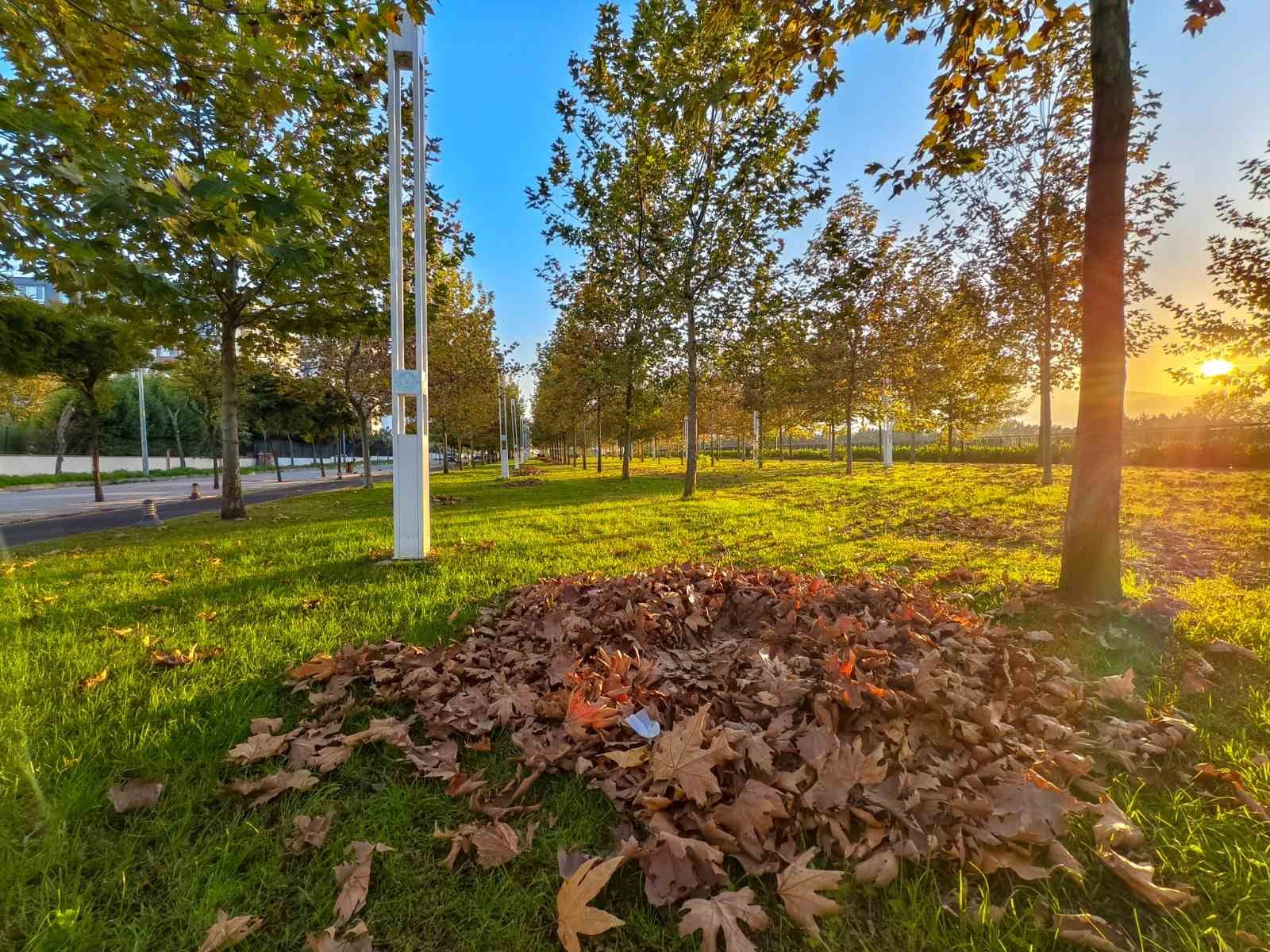 Güzelyurt sonbahar renklerine büründü
