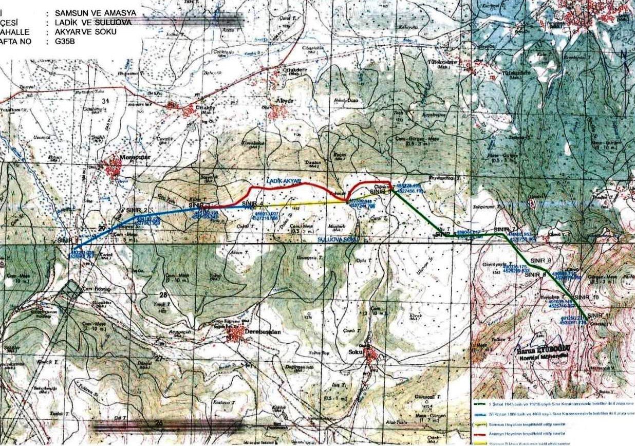 Samsun ile Amasya arasında ‘toprak krizi’
