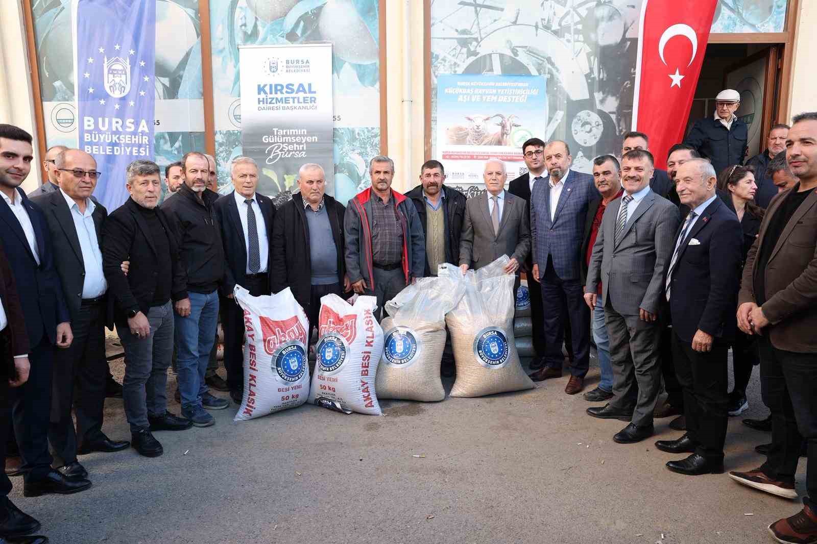 Büyükşehirden hayvancılığa güçlü destek
