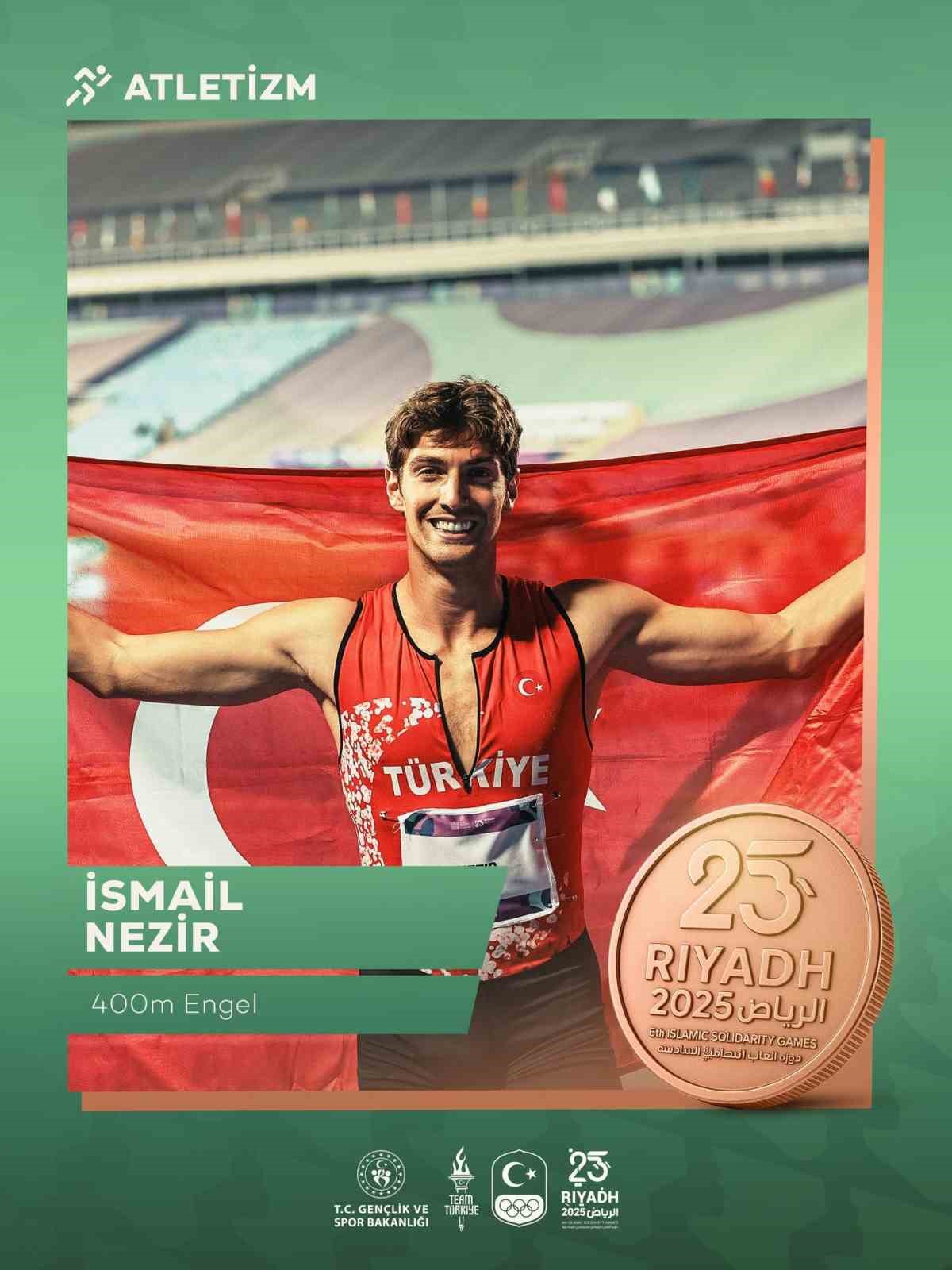 Atletizmde Berke Akçam’dan altın madalya
