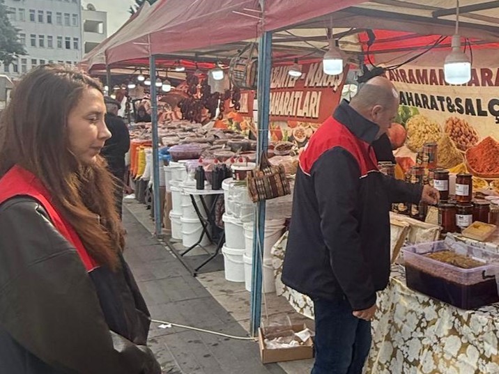 Vize’de yöresel ürün pazarı denetimi
