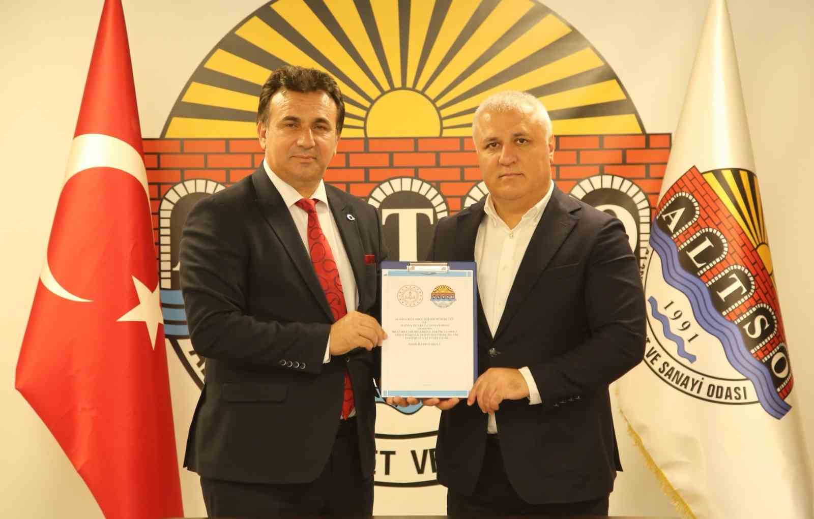 ALTSO ve İlçe Milli Eğitim Müdürlüğü’nden nitelikli iş gücü için önemli protokol
