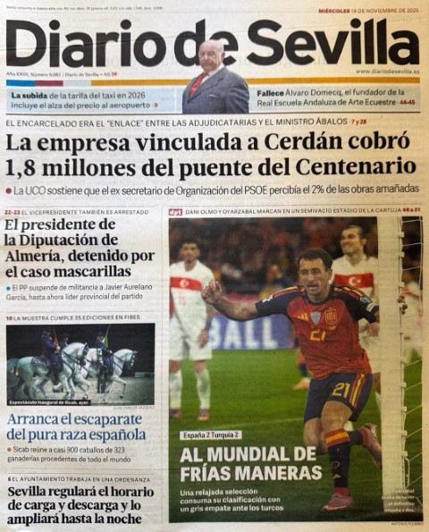 İspanyol basınından İspanya - Türkiye maçı manşetleri