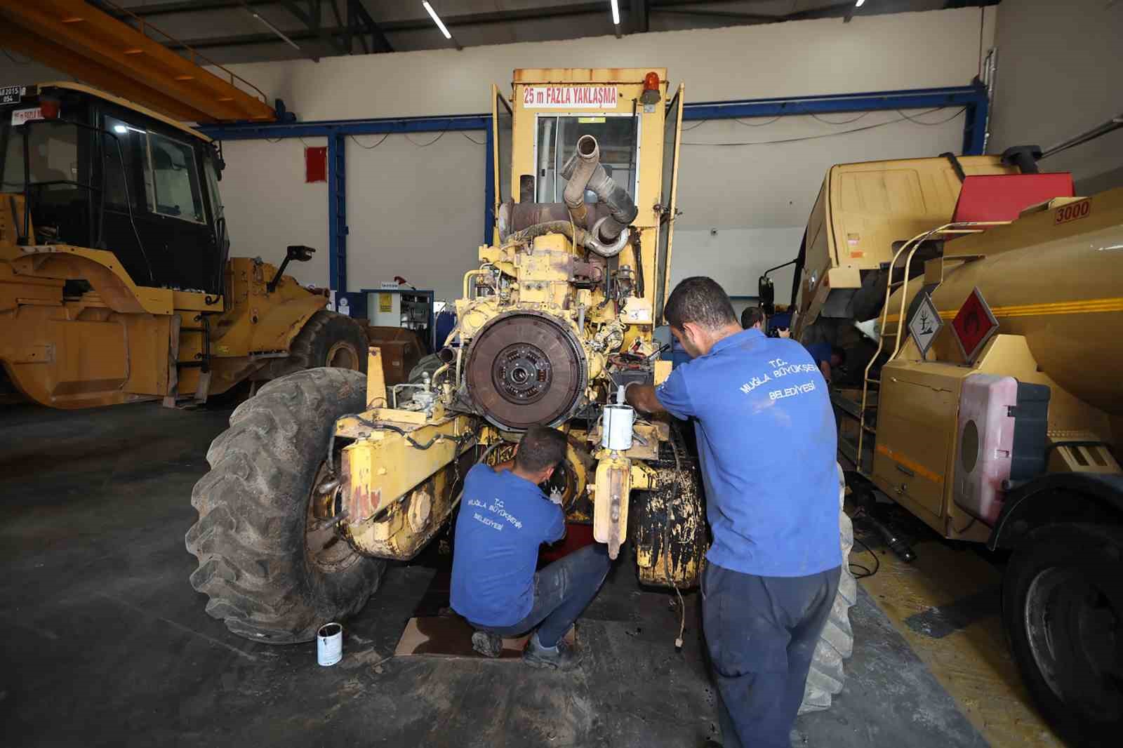 Muğla Büyükşehir bakım onarımdan 68 Milyon TL tasarruf etti