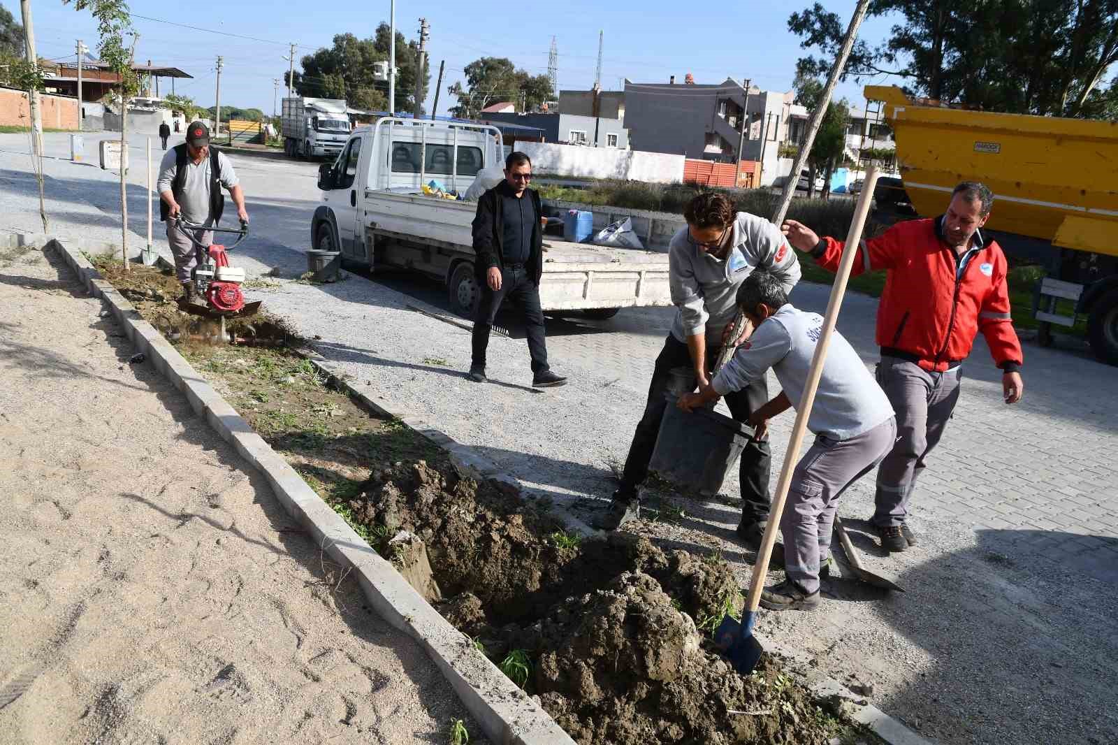 Söke Belediyesi’nden Sazlı Mahallesi’ne yeni Çocuk Oyun ve Dinlenme Alanı
