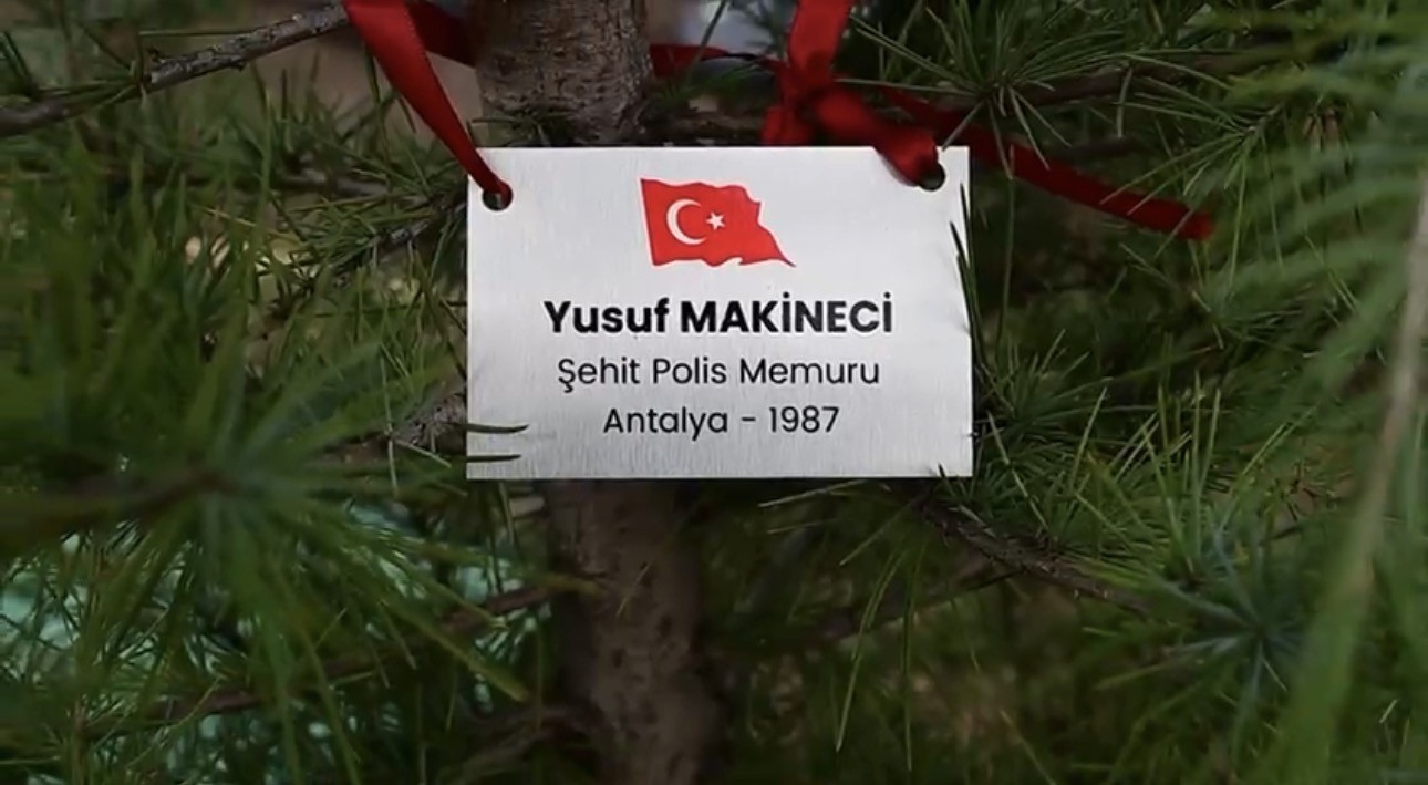 Bursa’da şehitler anısına fidan dikildi
