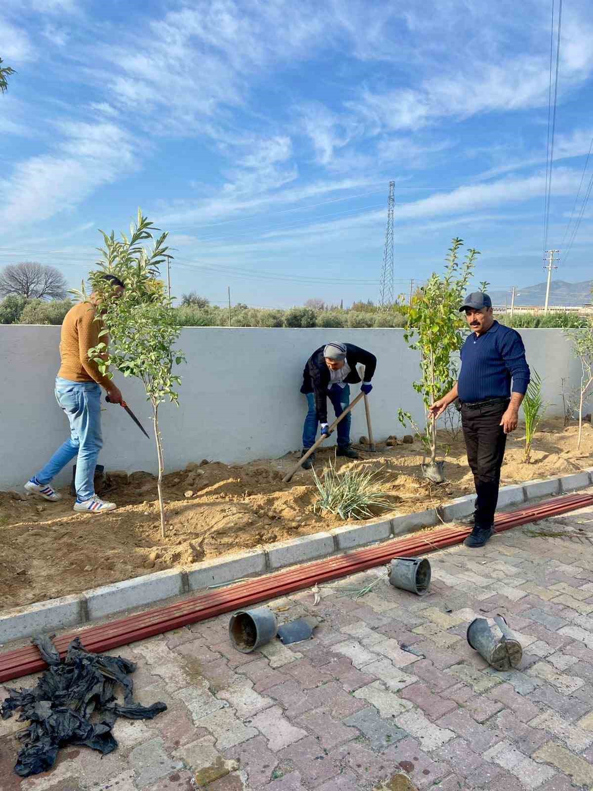 Sultanhisar’da can dostları için yeşil dokunuş
