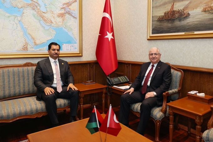 Bakan Güler, Libya Ulusal Ordusu Genel Komutan Yardımcısı Hafter’i kabul etti
