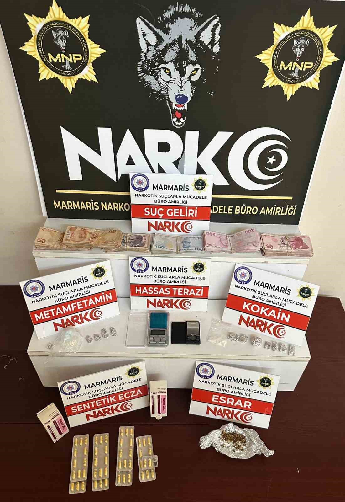 Marmaris’te uyuşturucu operasyonu: 3 tutuklama
