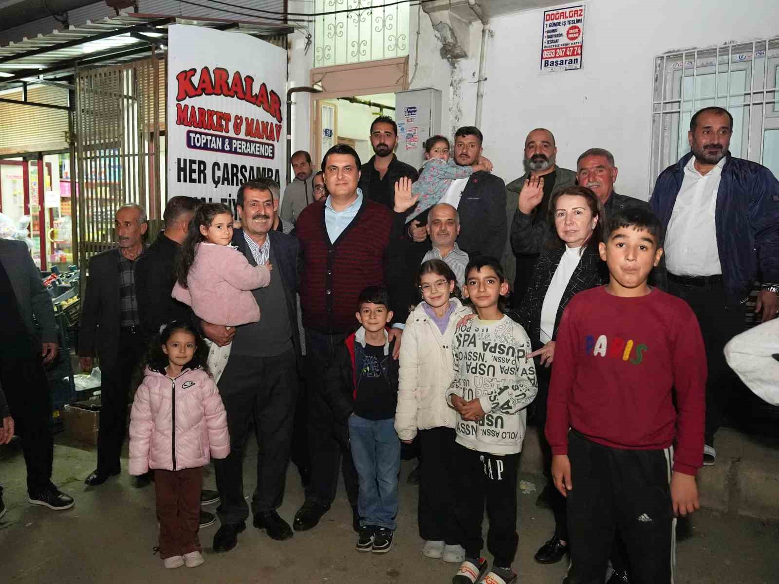 Başkan Yılmaz’dan 6 mahallede ev ziyaretleri