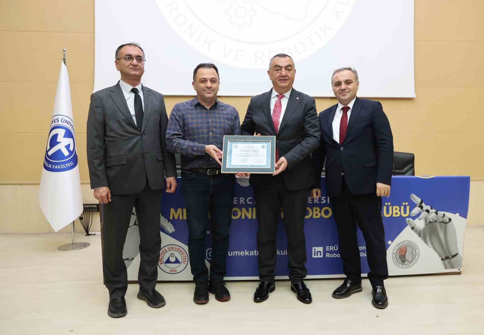 KAYSO Başkanı Büyüksimitci, ERÜ öğrencileri ile buluştu